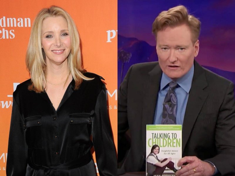 Lisa Kudrow i Conan O'Brien