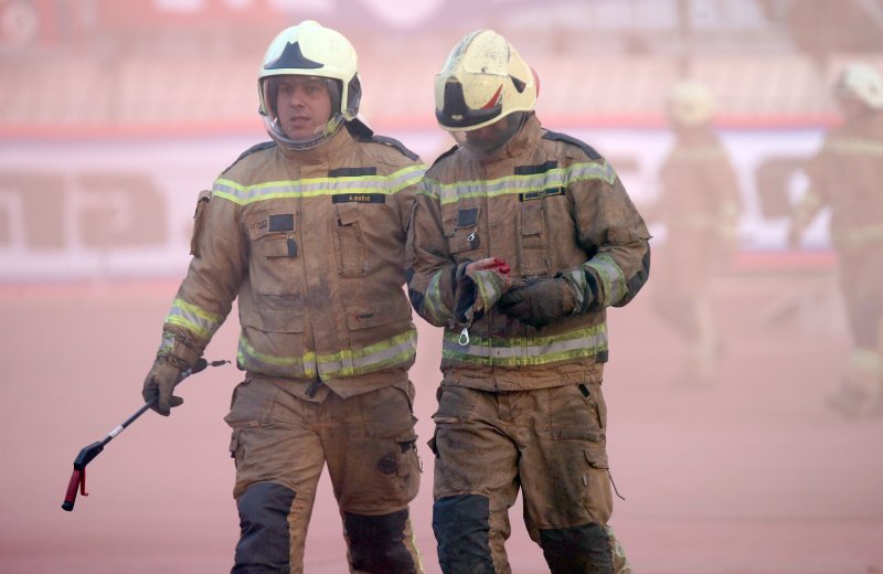 Vatrogasac ozlijeđen na derbiju Hajduk - Dinamo