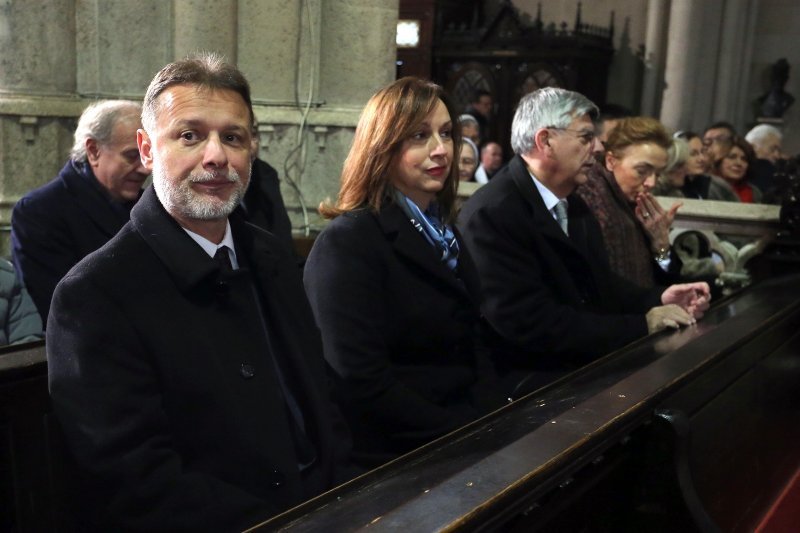 Gordan Jandroković sa suprugom Sonjom, Željko Reiner