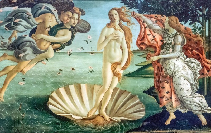 Sandro Botticelli, 'Rođenje Venere', 1482.- 1486.