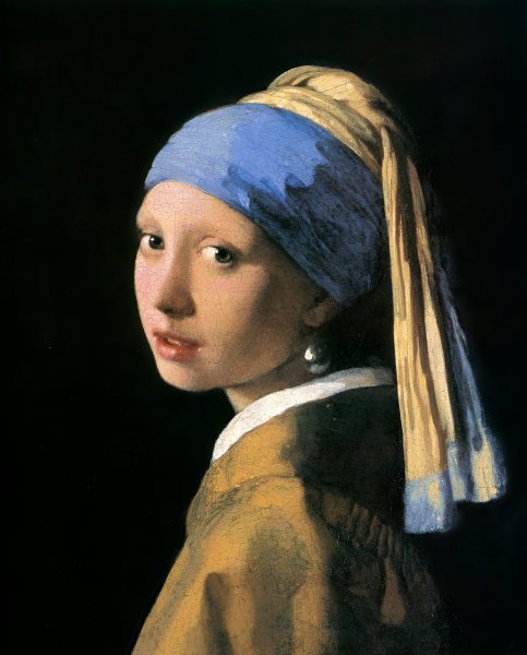 Johannes Vermeer, 'Djevojka s bisernom naušnicom', oko 1665.