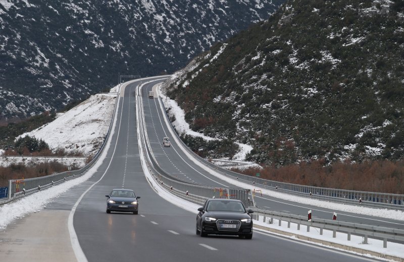 Autocesta kod Vrgorca