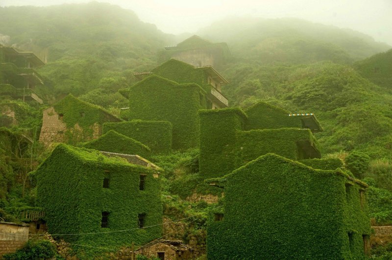 Napušteno selo na otoku Gouqi