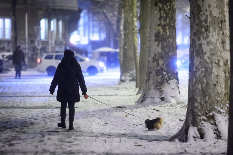 Snijeg u Zagrebu i Sisku