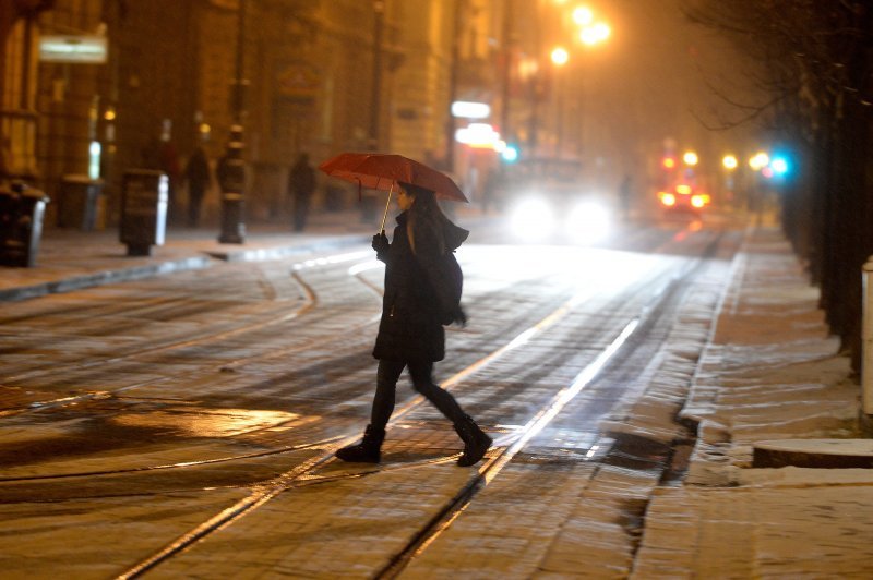 Snijeg u Zagrebu i Sisku