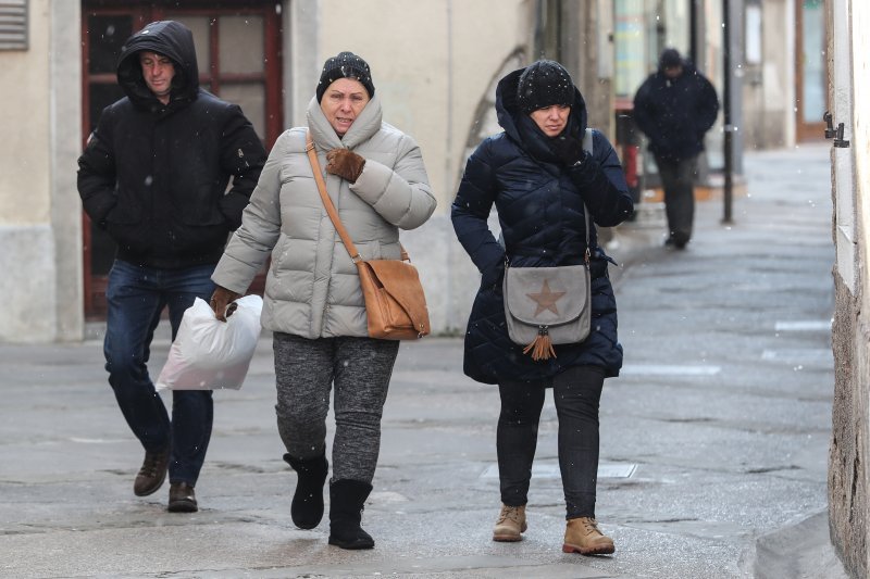 Orkanska bura u Senju