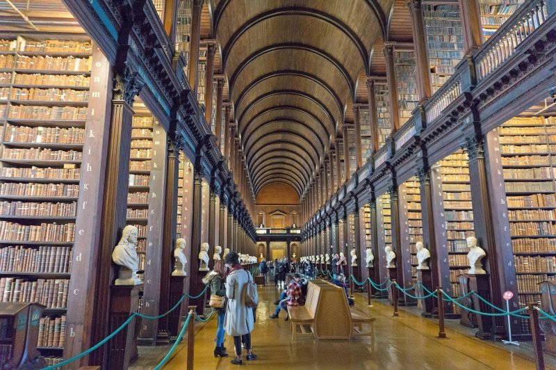 Knjižnica Sveučilišta Trinity, Dublin, Irska