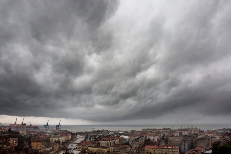 Kišovito i tmurno vrijeme nad Rijekom