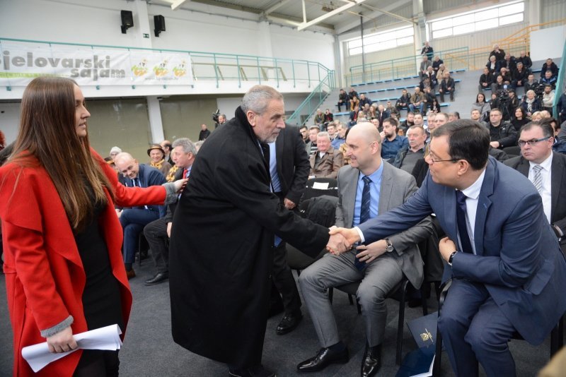 Milan Bandić, Ministar Tomislav Tolušić, župan Damir Bajs