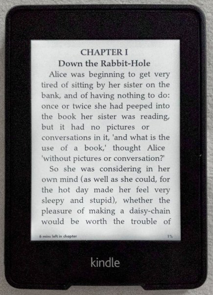 Amazon Kindle nekad