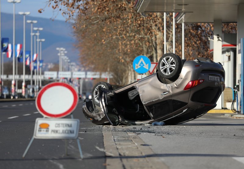 Prometna nesreća u Zagrebu