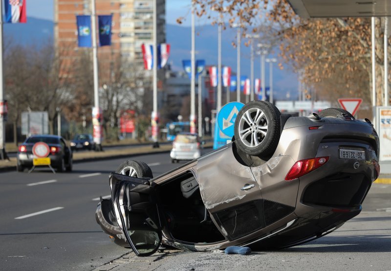 Prometna nesreća u Zagrebu