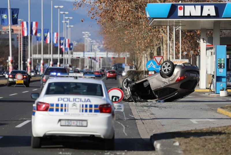 Prometna nesreća u Zagrebu