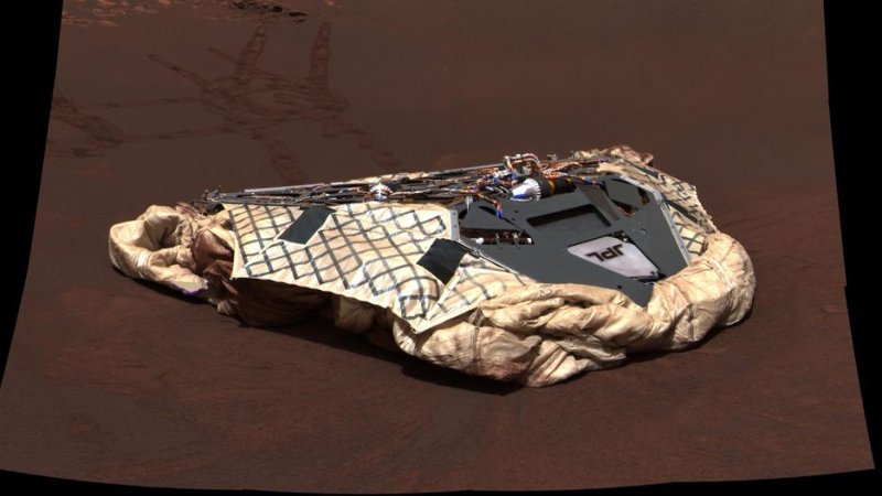 Na ovome je rover Opportunity sletio na Mars