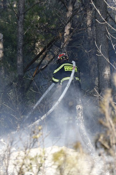 Požar kod svetišta Vepric u Makarskoj