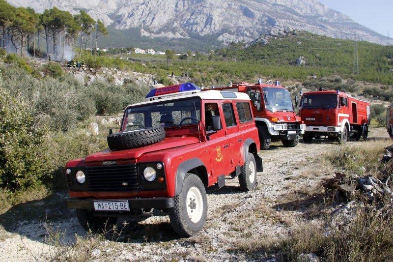 Požar kod svetišta Vepric u Makarskoj