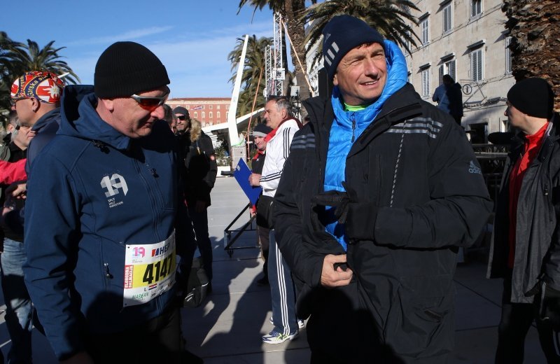 Borut Pahor i Andro Krstulovć Opara sudjelovali na Splitskom polumaratonu