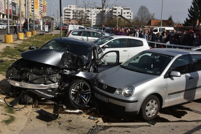 Sudar u zagrebačkoj Dubravi