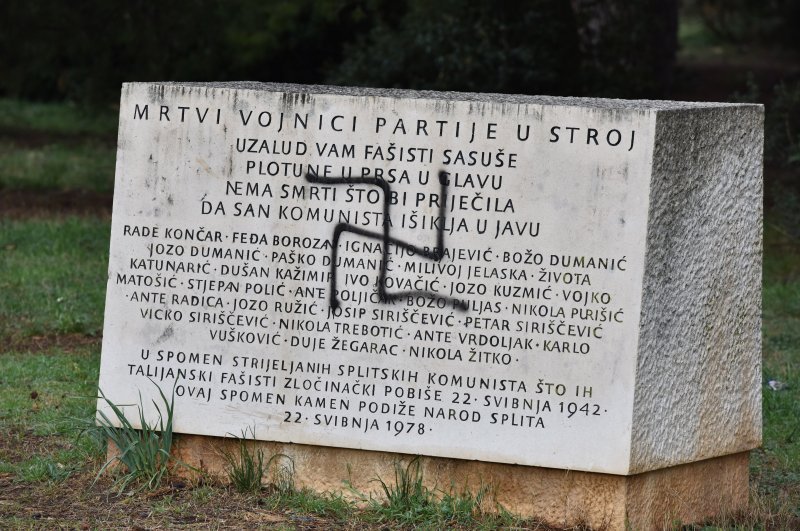 Fašistički grafiti u Šibeniku