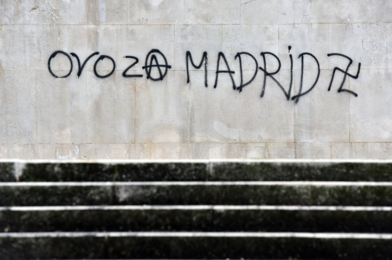 Fašistički grafiti u Šibeniku