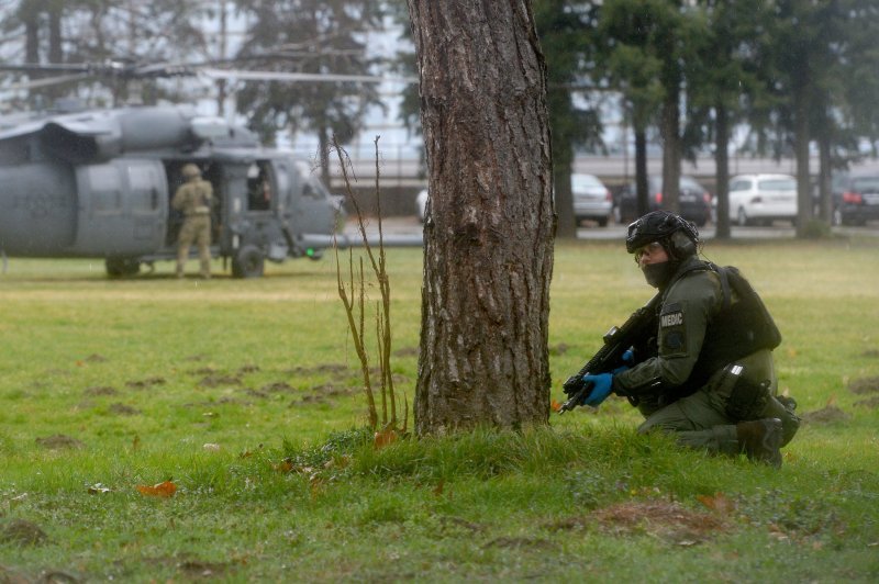 Vježba evakuacije veleposlanstva SAD-a u Zagrebu