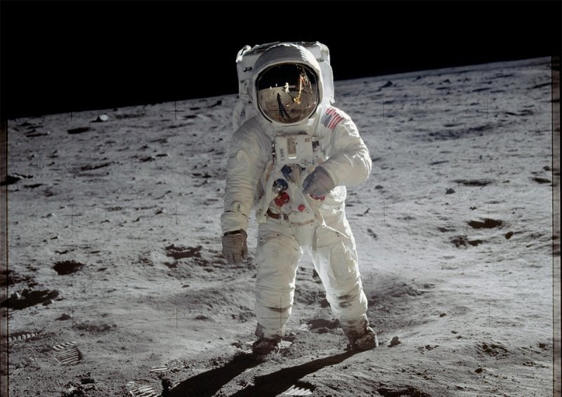 Drugi čovjek na Mjesecu. Prvi je držao fotoaparat