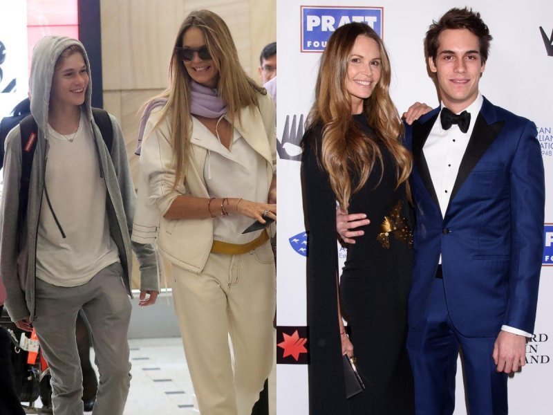 Elle Macpherson i sinovi Aurelius Cy Andrea i Arpad Flynn Alexander