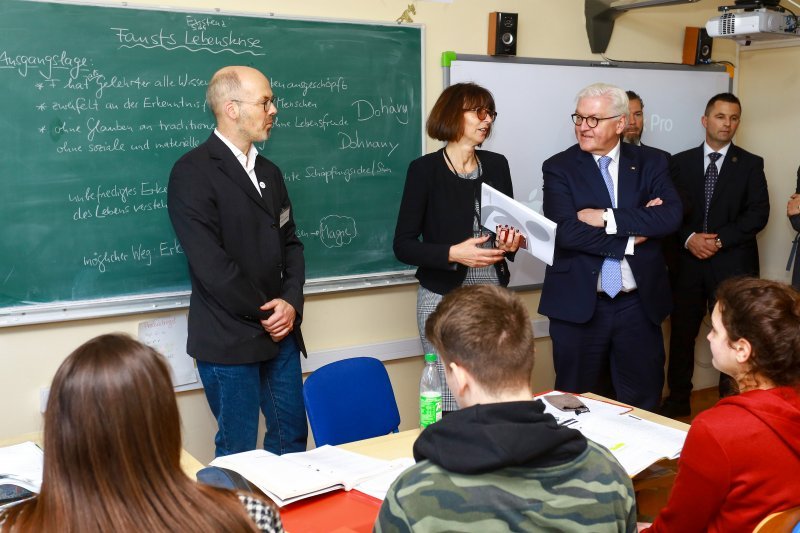 Predsjednik Njemačke Steinmeier u Međunarodnoj njemačkoj školi