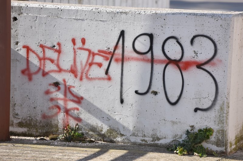 Grafiti Crvene Zvezde u Šibeniku