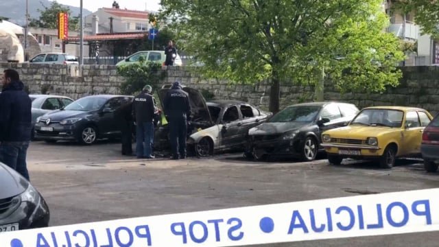 Solin: Tijekom noći u Zvonimirovoj ulici izgorio BMW