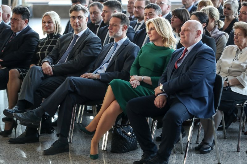 Andrej Plenković, Gordan Jandroković i Kolinda Grabar-Kitarović