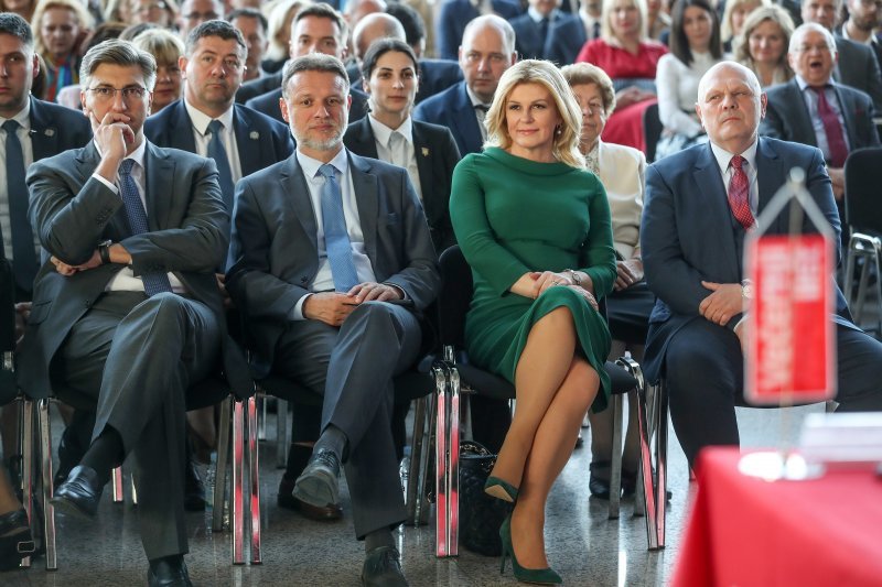 Andrej Plenković, Gordan Jandroković i Kolinda Grabar-Kitarović