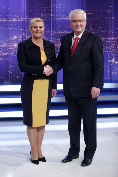 Kolinda Grabar-Kitarović i Ivo Josipović, 2015.