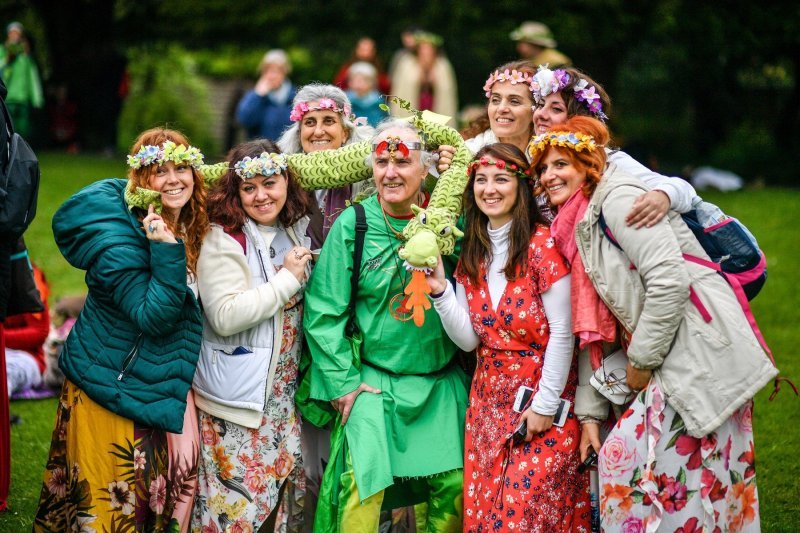 Proslava keltskog početka ljeta u Glastonburyju