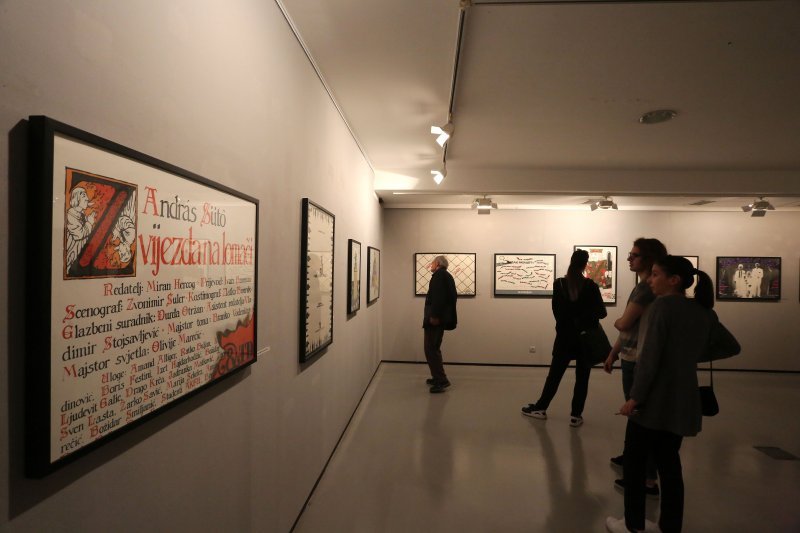 Otvorena izložba kazališnih plakata Mirka Ilića u galeriji Kortil