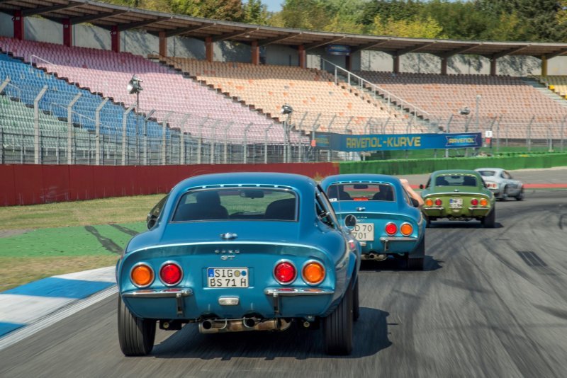 Opel GT na Hockenheimringu 2018.