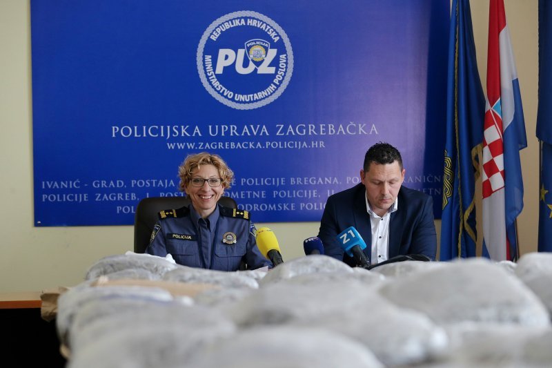 Zapljena droge u Zagrebu