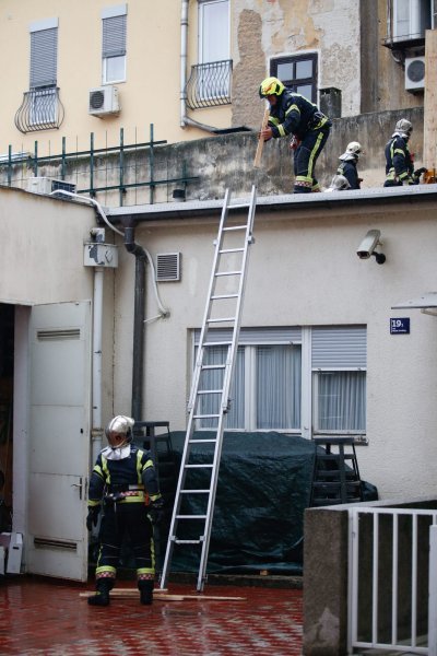 Sanacija urušenog zida kod Arheološkog muzeja u Zagrebu