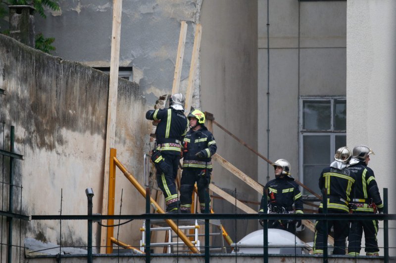 Sanacija urušenog zida kod Arheološkog muzeja u Zagrebu