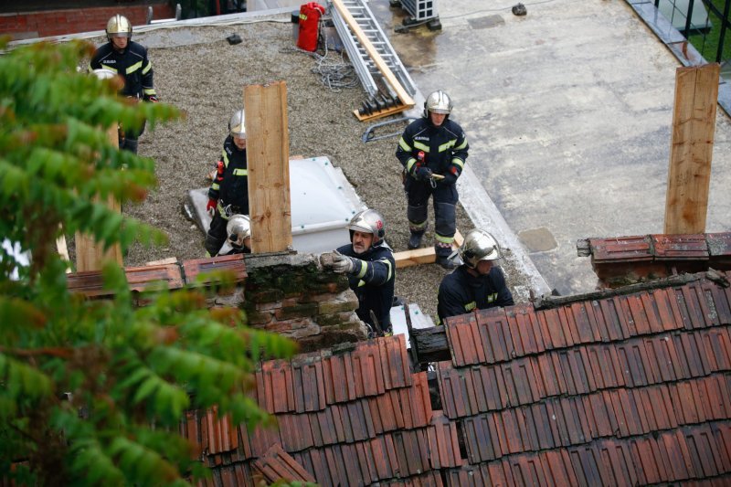 Sanacija urušenog zida kod Arheološkog muzeja u Zagrebu