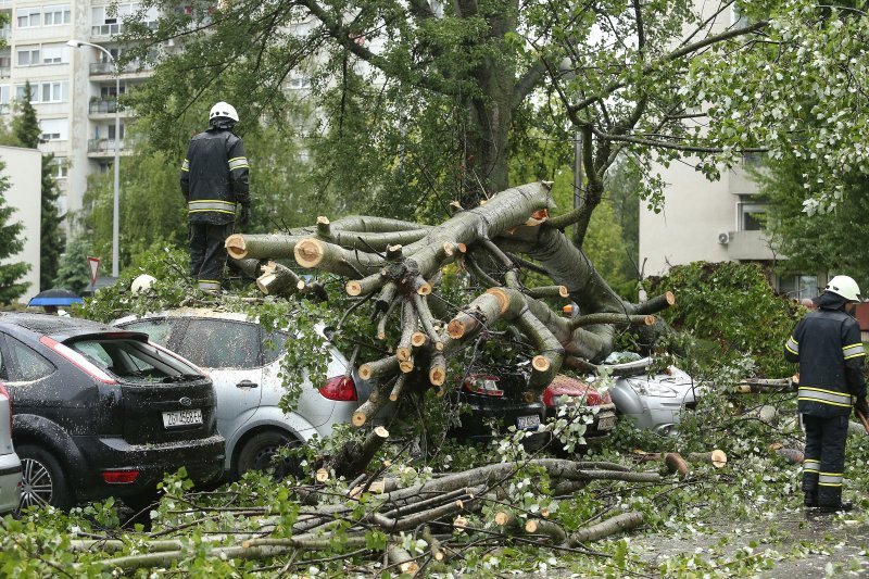 Razbijeni automobili u Sopotu