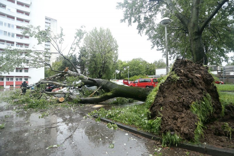 Razbijeni automobili u Sopotu