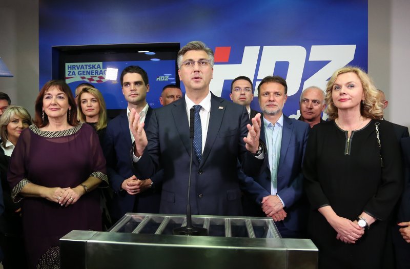 Andrej Plenković - obraćanje nakon objave službenih rezultata EU izbora