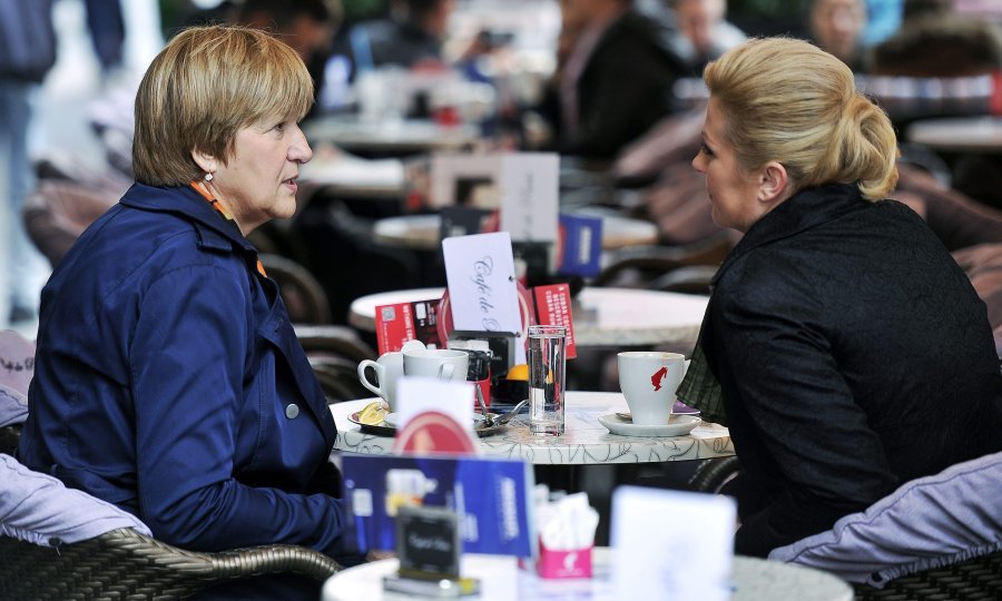 Ruža Tomašić i Kolinda Grabar Kitarović