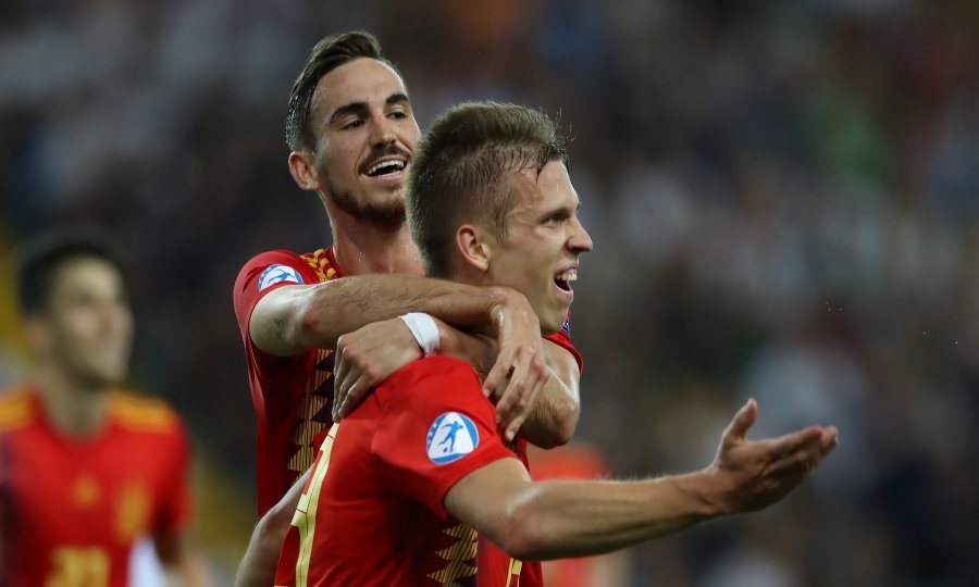 Dani Olmo (u prvom planu) i Fabian Ruiz