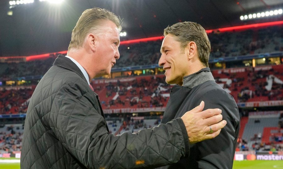 Louis van Gaal i Niko Kovač snimljeni 2018. godine u Amsterdamu