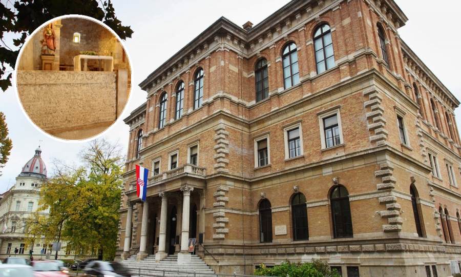 Zgrada HAZU-a, Bašćanska ploča