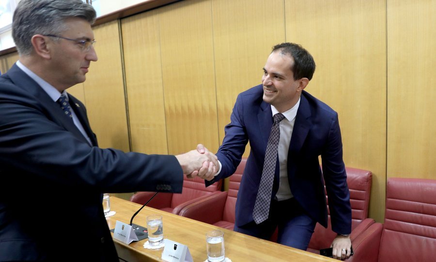 Andrej Plenković i Ivan Malenica