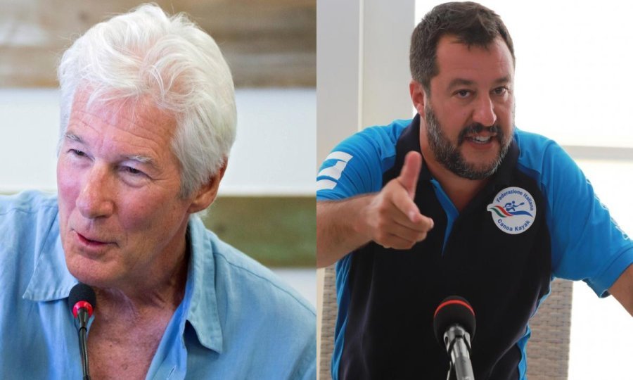 Richard Gere došao je na tiskovnu konferenciju na Lampedusu