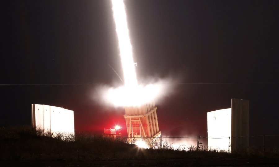 Ispaljivanje raketa iz sustava 'Željezna kupola'